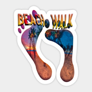 BEACH WALK Sticker